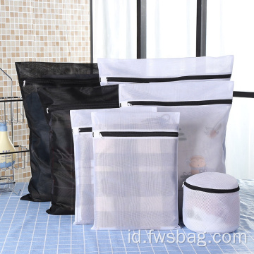 Tas cuci laundry lingerie melipat set untuk mesin cuci